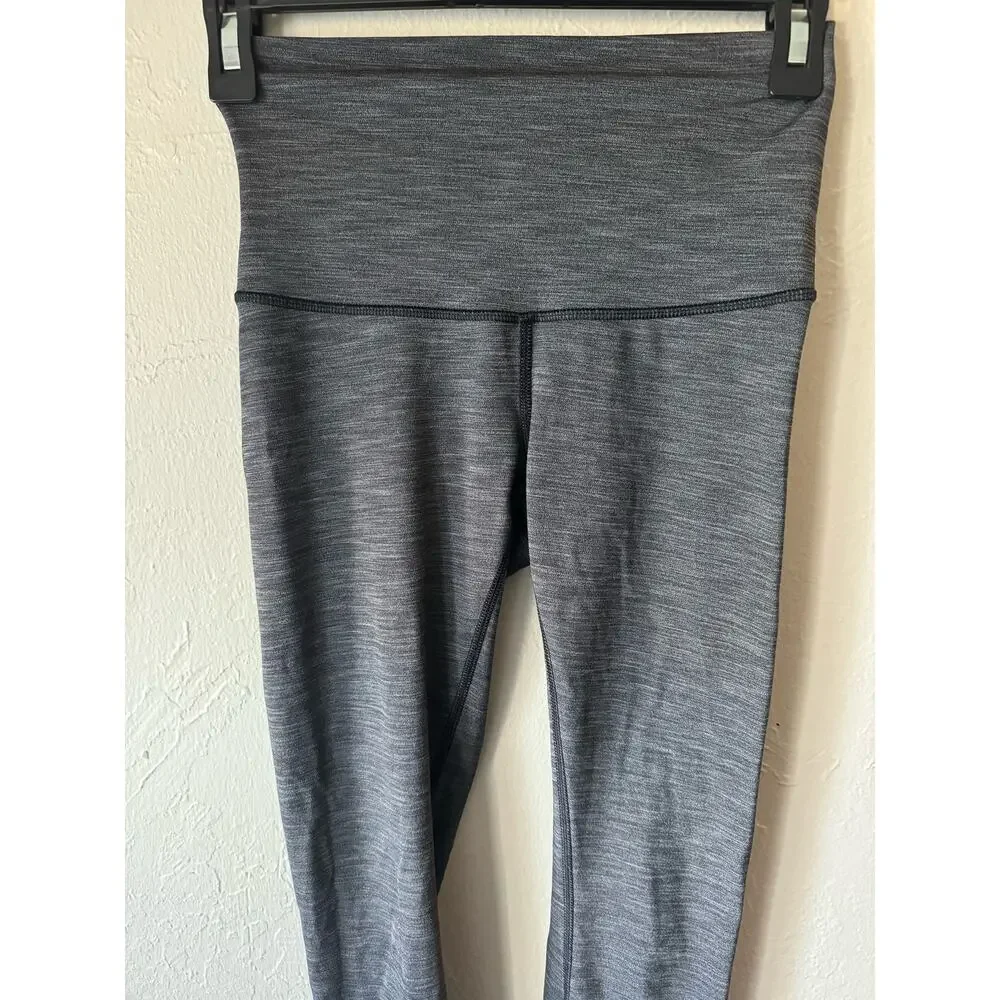 Lululemon Heathered Gray Leggings Size 4